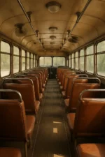 Empty Vintage Bus