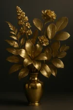 Glided Botanical Elegance II | Canvas