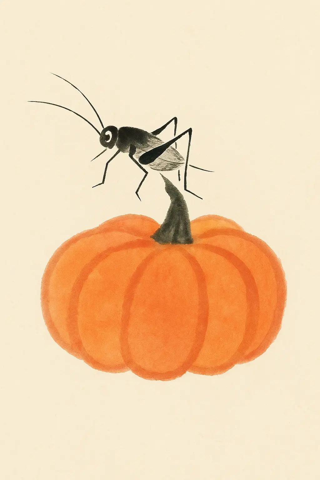 Insect on pumpkin Insect on pumpkin | Canvas - Image 1