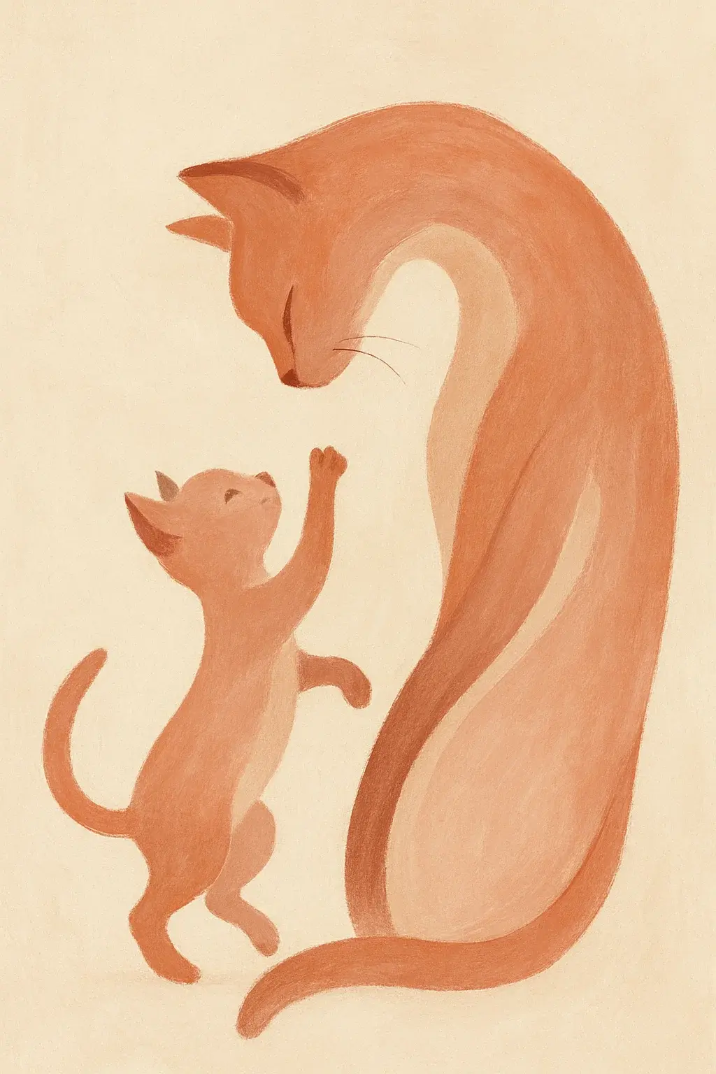 Mother cat and kitten Mother cat and Kitten | Poster - Image 1