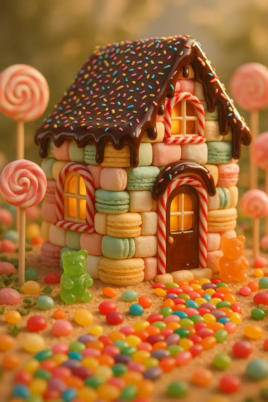 Whimsical Candy Dollhouse Whimsical Candy Dollhouse | Poster - Image 1
