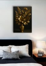 Glided Botanical Elegance II | Canvas - Image 2