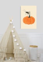 Insect on pumpkin | Canvas - Image 2
