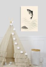 Jumping on a fish | Canvas - Image 2