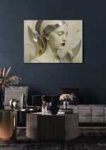 Metallic red clips | Canvas - Image 2