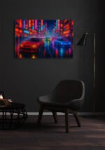 Neon Drift II | Canvas - Image 2