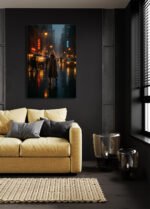 Rain in the City II | Canvas - Image 2