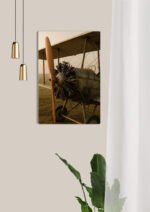 Vintage Airplane Elegance | Canvas - Image 2