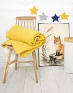 Fox sitting beside tall grass | Poster - Image 2