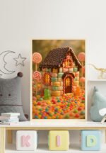 Whimsical Candy Dollhouse | Poster - Image 2