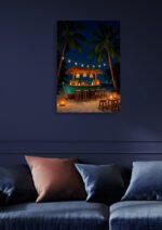 Beach bar night| Canvas - Image 2